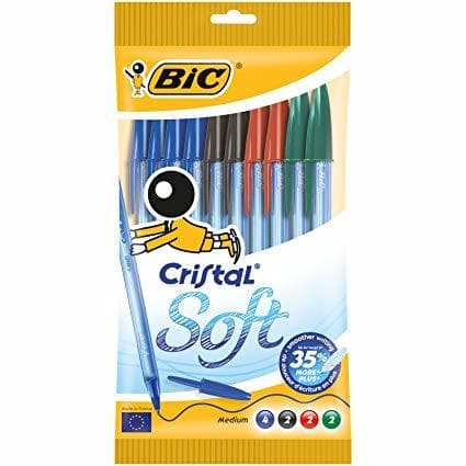 Producto BIC Cristal Soft bolígrafos punta media