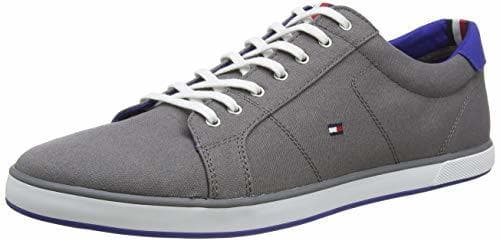 Moda Tommy Hilfiger H2285ARLOW 1D, Zapatillas para Hombre, Gris