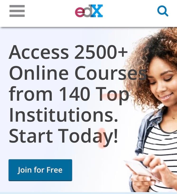 Moda EDX - Cursos Online de 140 instituições TOP