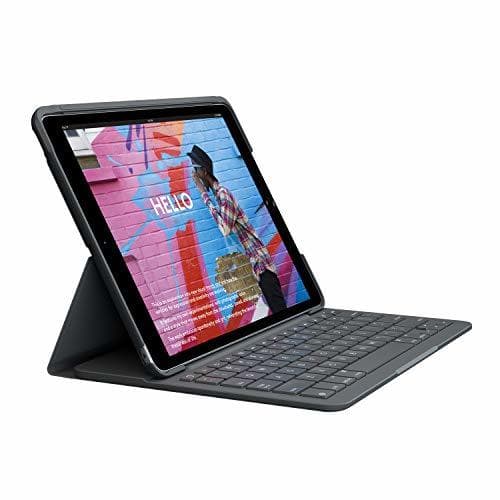 Producto Logitech Slim Folio - Funda con Teclado inalámbrico Integrado para iPad