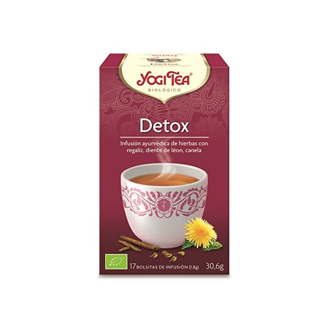 Product Yogi 2242 - Tea Infusión Aryuvedica Détox con 17 bolsitas