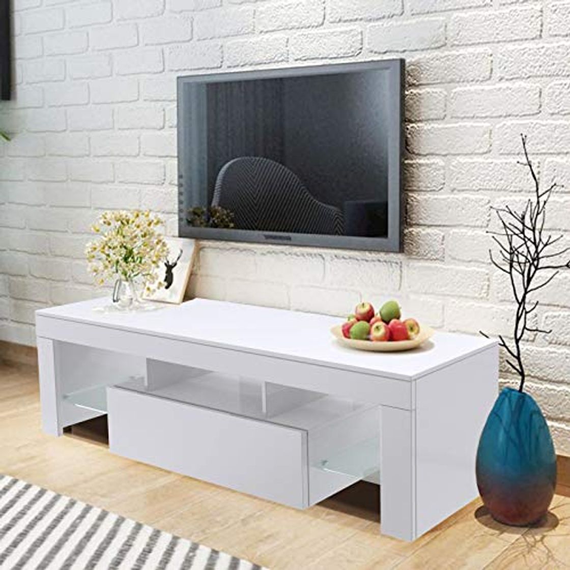 Lugar WISFORBEST Mueble TV LED Mesa para Televisión hasta 60 Pulgadas Mueble de