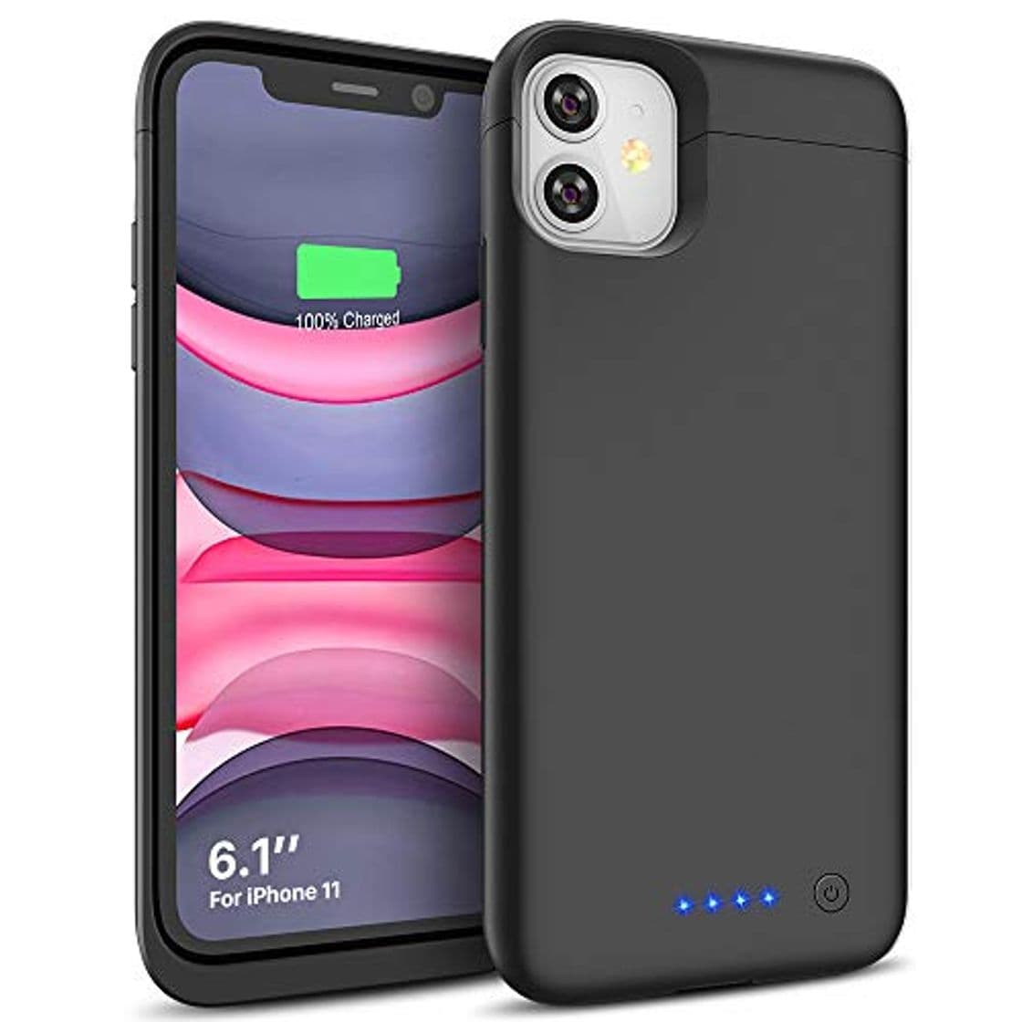 Producto Conqto Funda Bateria para iPhone 11, Funda Cargador Recargable de 6200mAh para