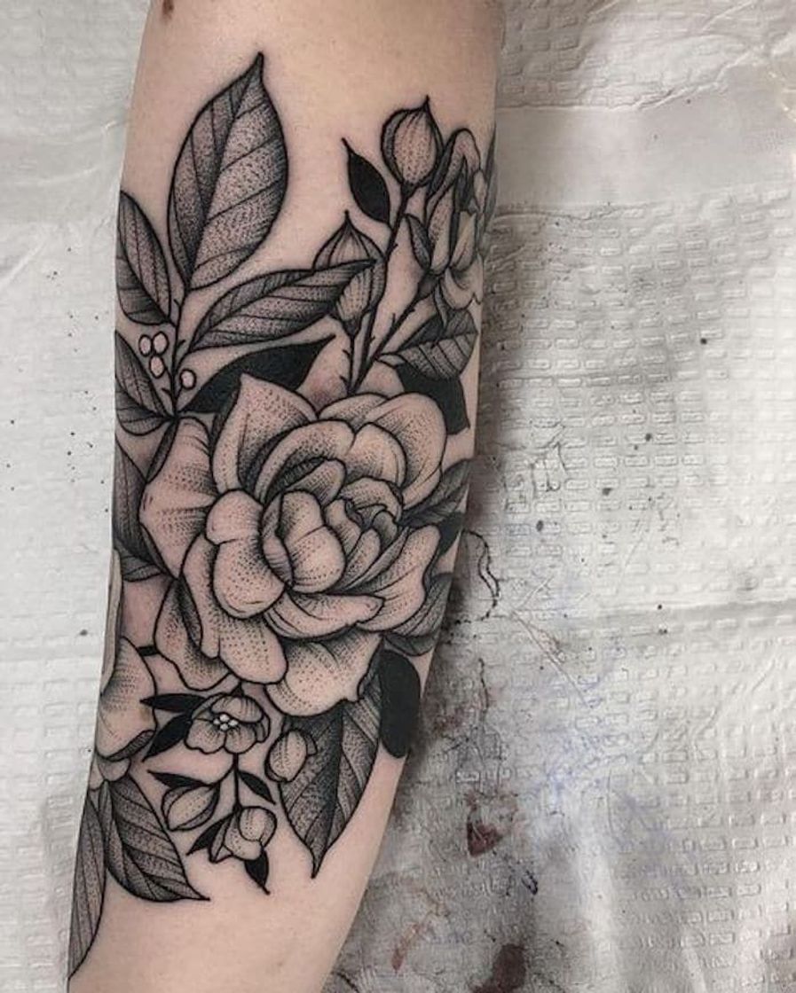 Moda Tatuagens Florais nos braços