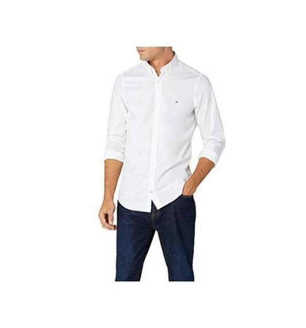 Producto Tommy Hilfiger Core Stretch Slim Poplin Shirt Camisa, Blanco