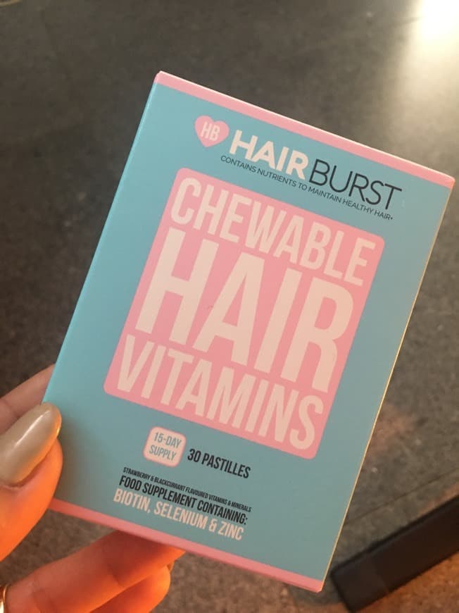 Belleza Hairburst ️ Vitaminas para cabello masticable