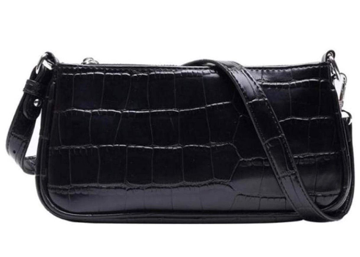 Fashion Bolso baguette negro