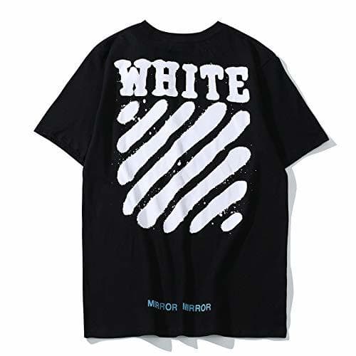 Moda mich Off OW White Fashion Brand Off Inkjet Graffiti Splash Ink Stripes