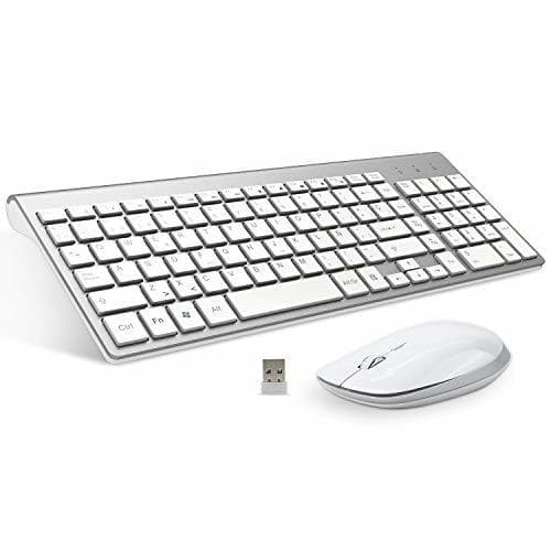 Producto FENIFOX Teclado y Raton inalambrico, diseño ergonómico 2,4 G Teclado inalámbrico y