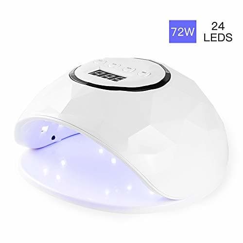 Beauty Lámpara LED UV Uñas SKYUV 72W Secador de Uñas para Manicura/Pedicura con