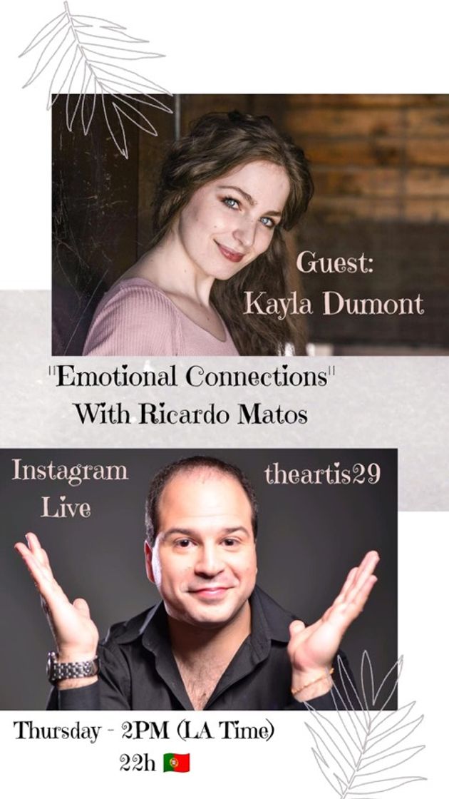 Moda Ricardo Matos Interviews Kayla Dumont ("Emotional Connections ...