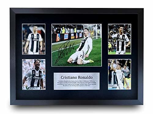 Elemento de la categoría hogar HWC Trading Cristiano Ronaldo A4 Sin Marco Regalo De Visualización De Fotos