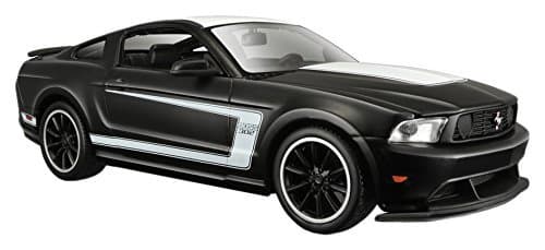 Product Maisto- 1:24 Ford Mustang, Color Negro Mate y Blanco