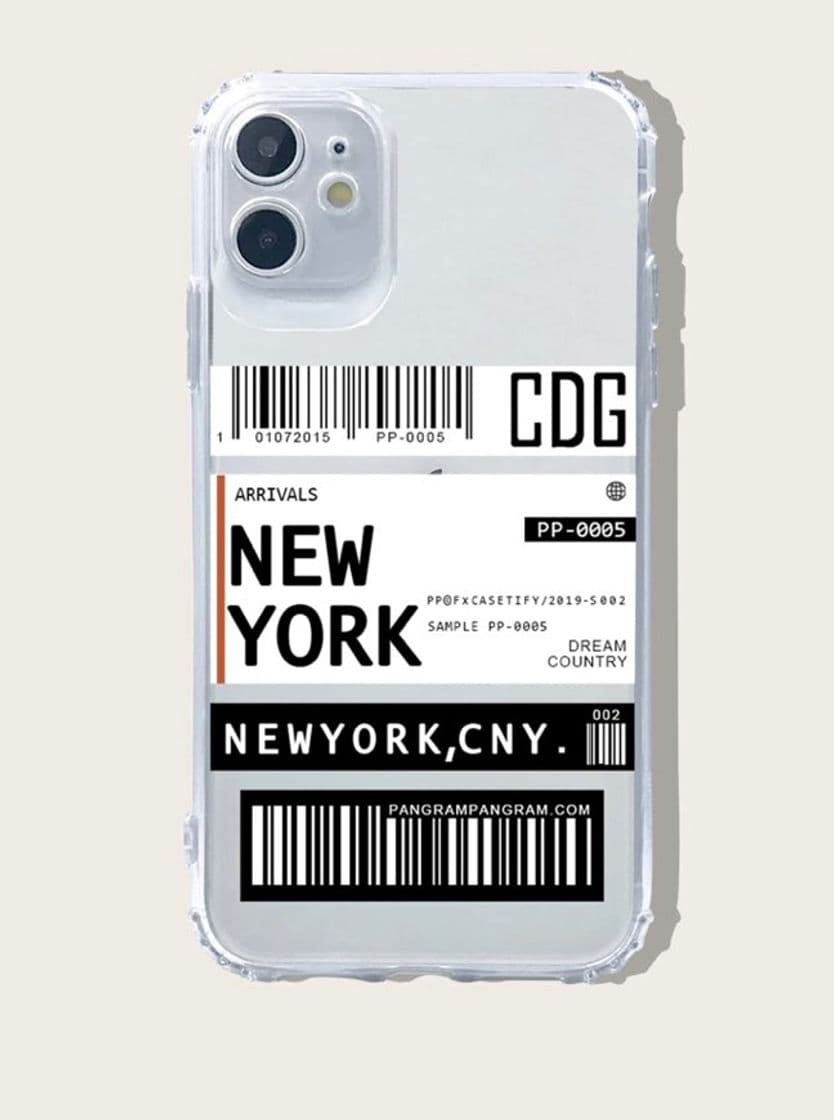 Producto 1pc Slogan Graphic iPhone Case