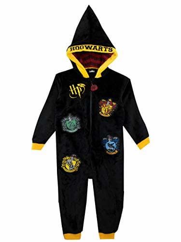 Place HARRY POTTER Pijama Entera para niños Negro 11-12 Años