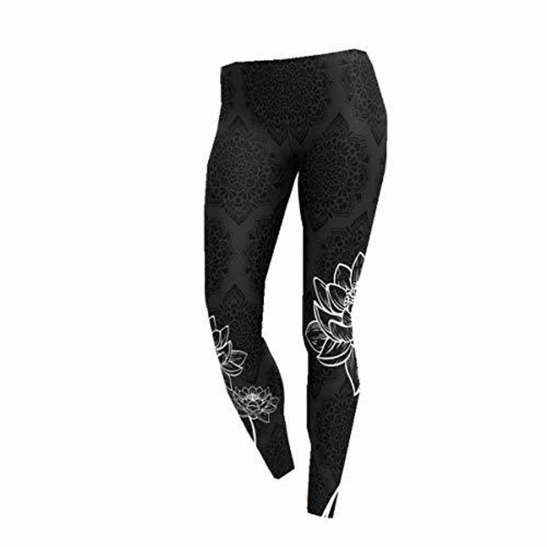 Place BaZhaHei Mujer Pantalones Largos Deportivos Patrón de árbol Leggings para Running Yoga