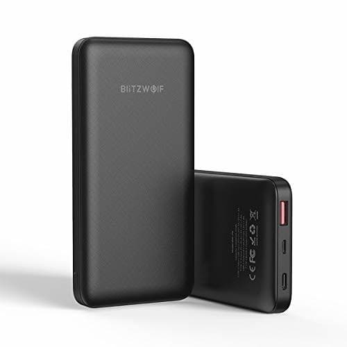 Place BlitzWolf Batería Externa 10000mAh, Power Bank 18W QC3.0 PD3.0 Tipo C