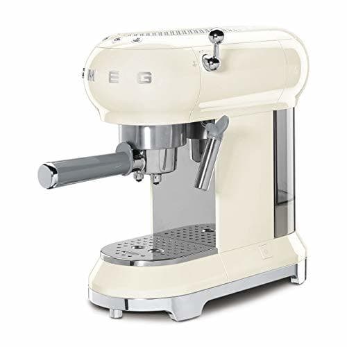 Place Máquina de café expreso Smeg ECF01RDUK crema