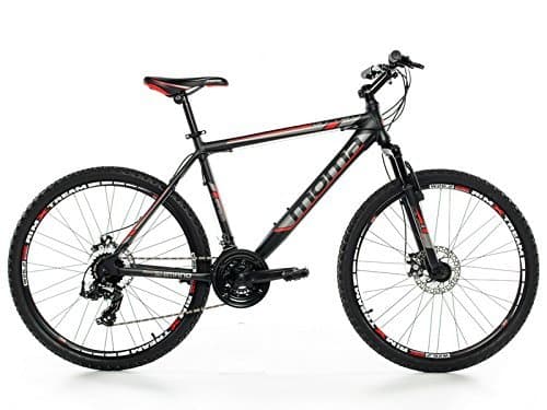 Fitness Moma Bikes MTB GTT -  Bicicleta 26" Btt Shimano profesional, Aluminio,