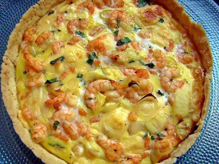 Moda Quiche de camarão