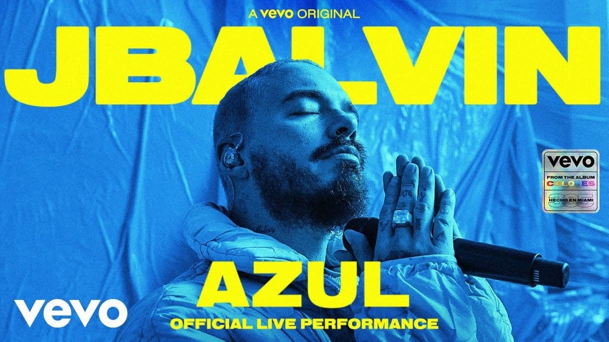 Moda J Balvin - Azul (Official Live Performance) | Vevo - YouTube