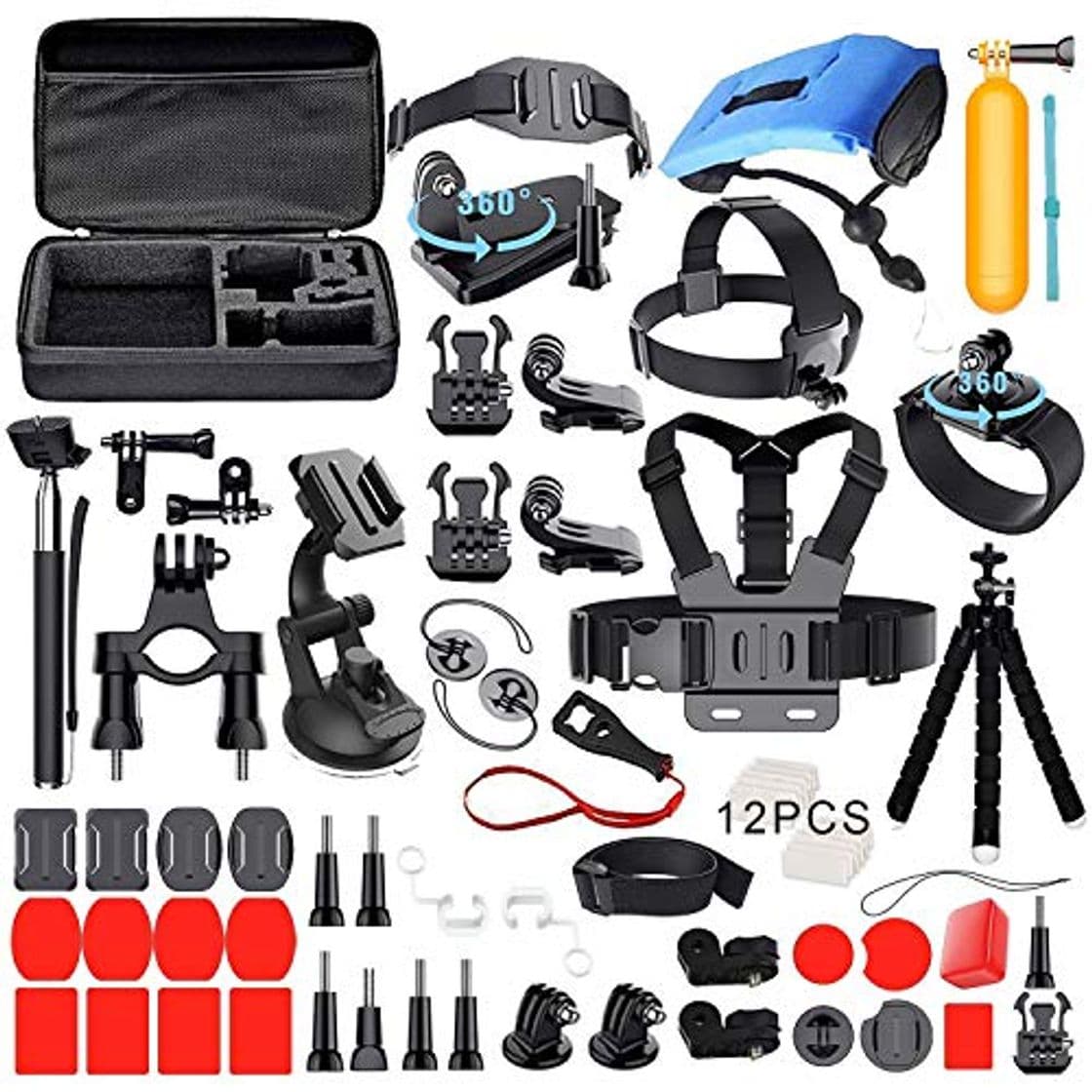 Electrónica Deyard Kit de accesorios para GoPro Hero 8 GoPro Max Hero 7