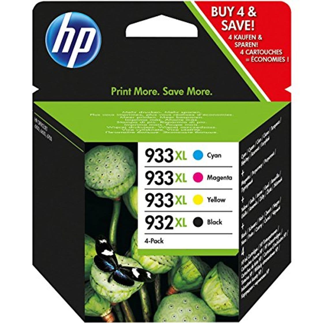 Producto HP C2P42AE - Cartucho de Tinta Original, 4 unidades