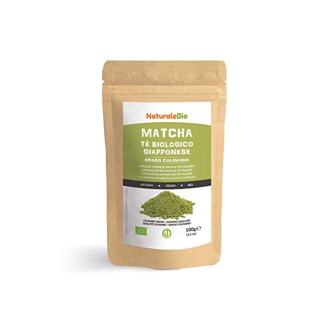 Producto Té Verde Matcha Orgánico Japonés En Polvo [ Grado Culinario ] 100