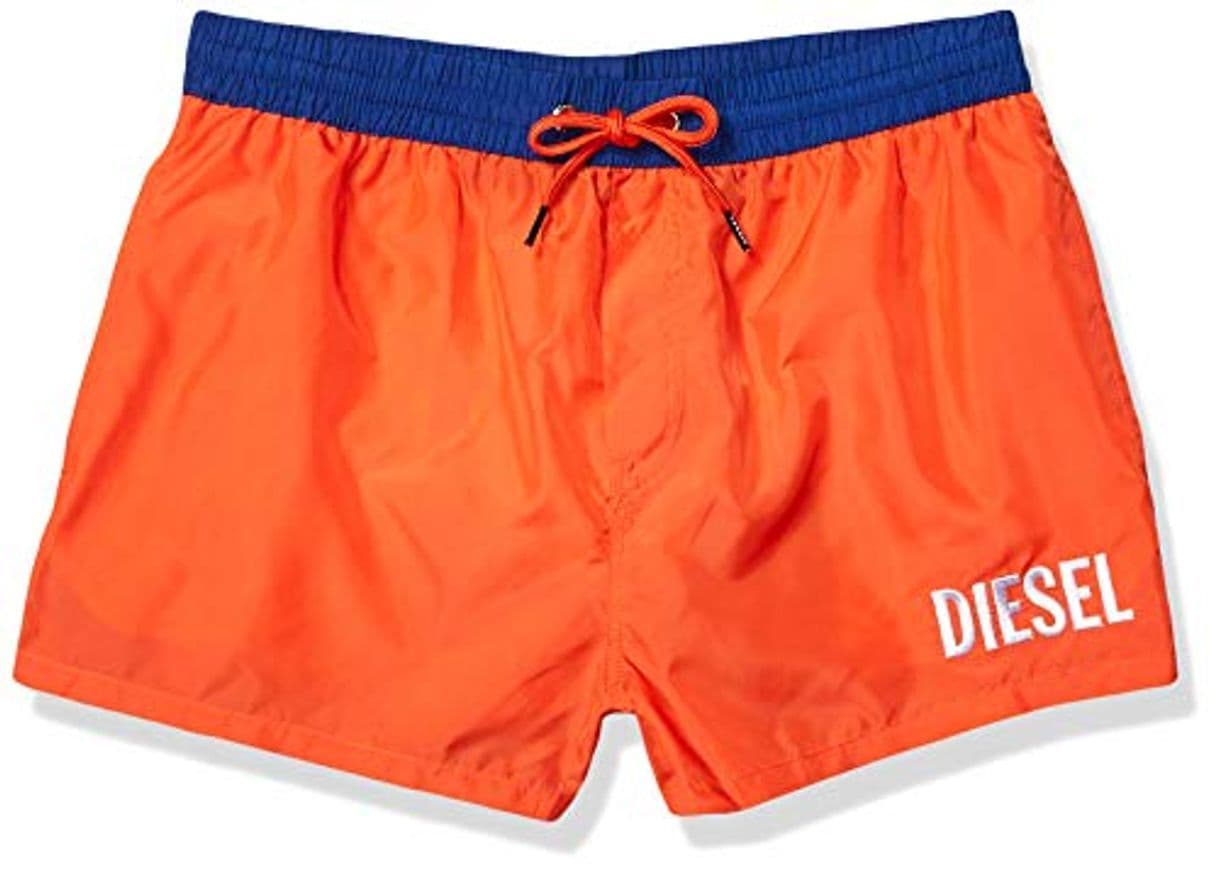 Product Diesel Bordado Logotipo De Plata Pantalones Cortos De Baño De Hombre