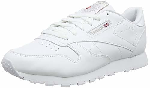 Moda Reebok Classic Leather Zapatillas, Mujer, Blanco, 38 EU