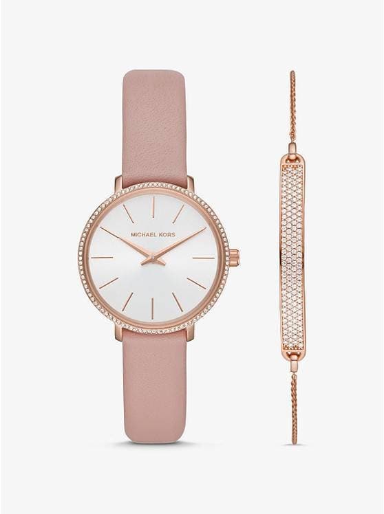 Product Conjunto de pulseira e relógio deslizante Mini Pyper Rose em