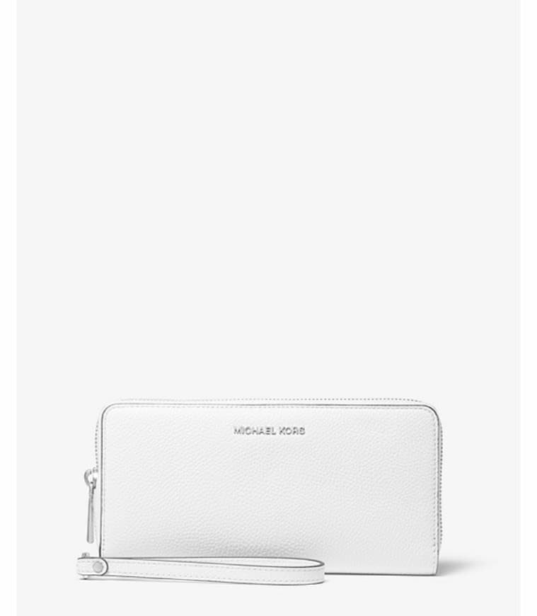 Producto Jet Set Pebbled Leather Continental Wristlet