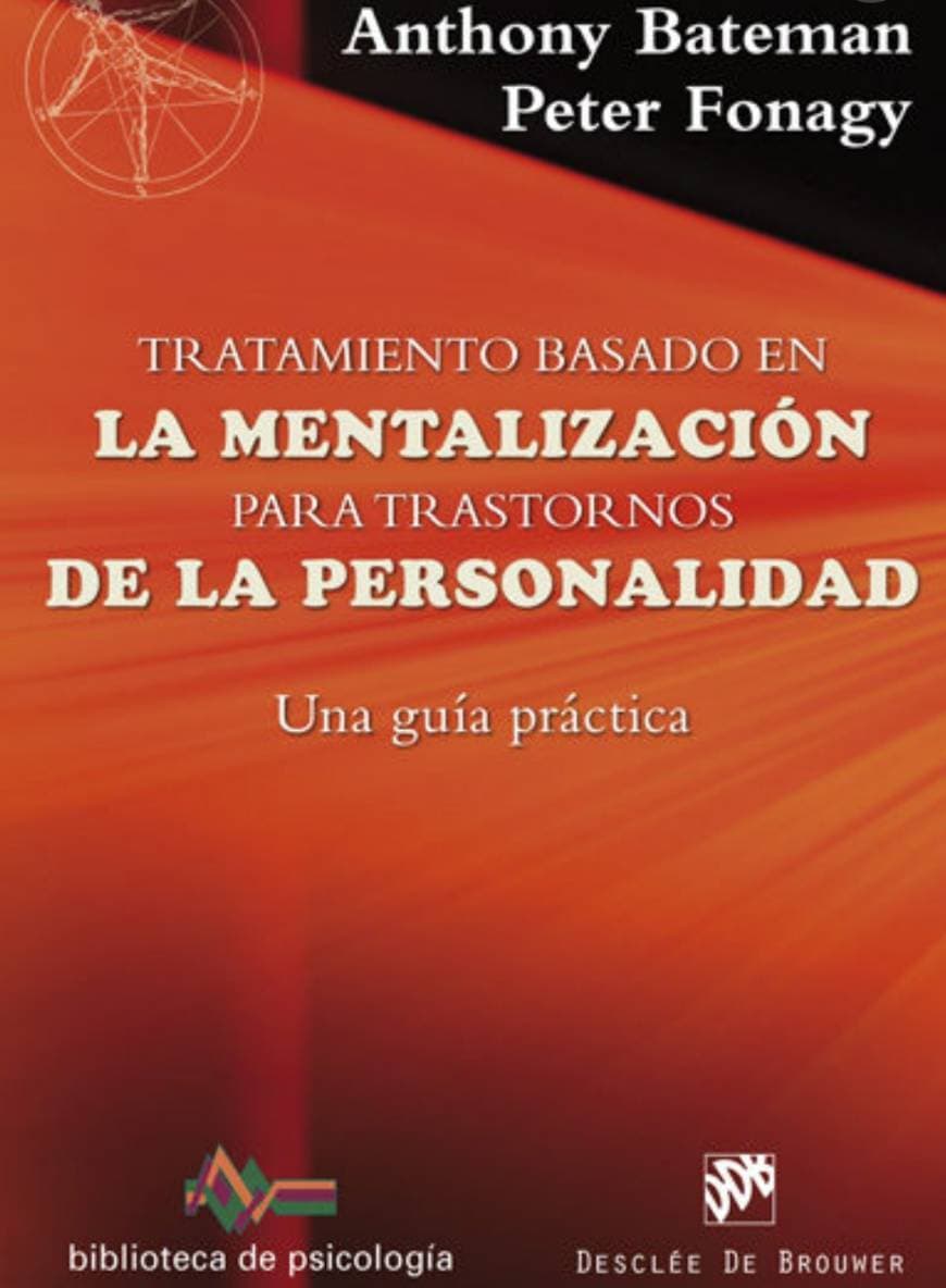 Book Terapia basada en la Mentalizacion para TP