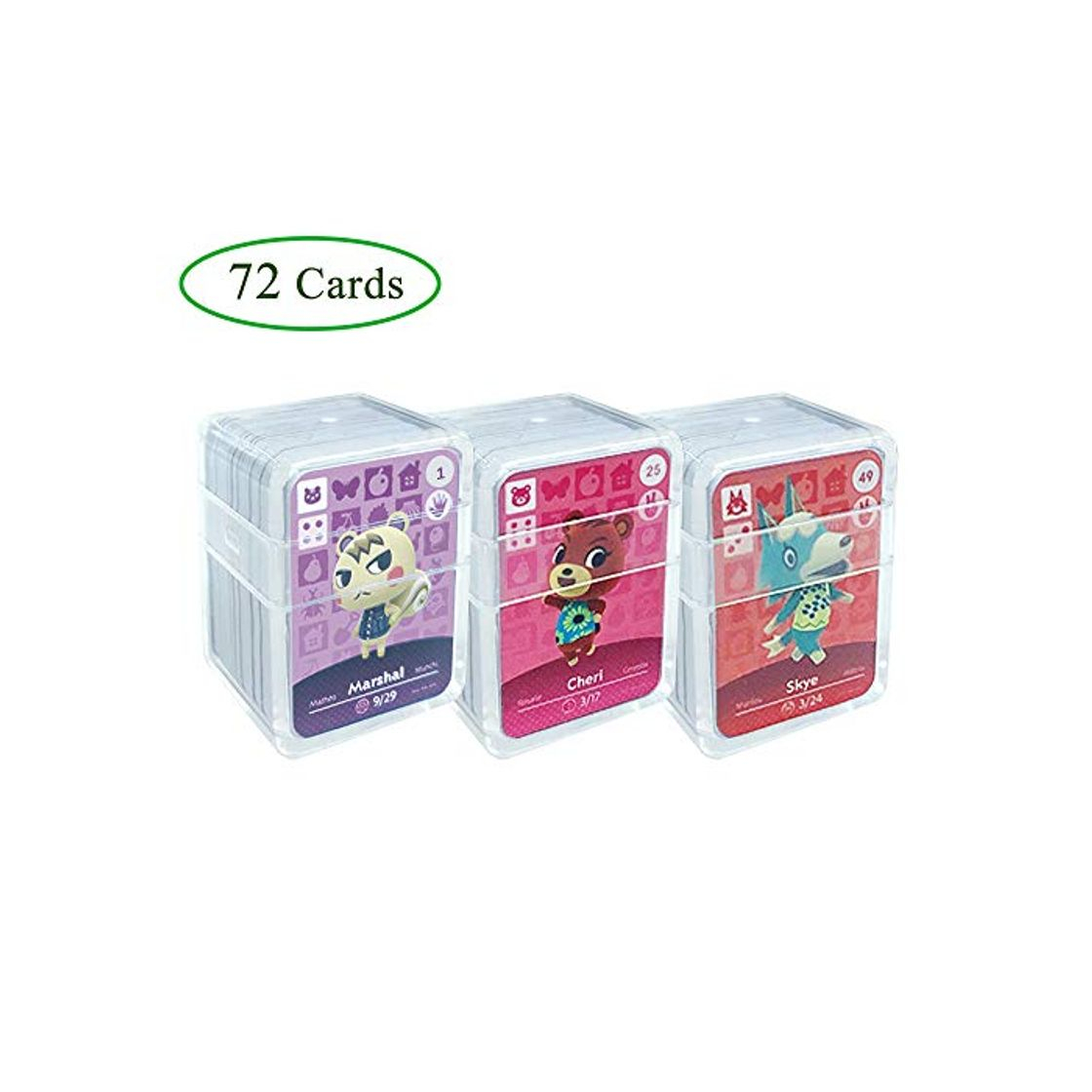 Product Tarjetas de juego NFC Tag para Animal Crossing, 72 piezas