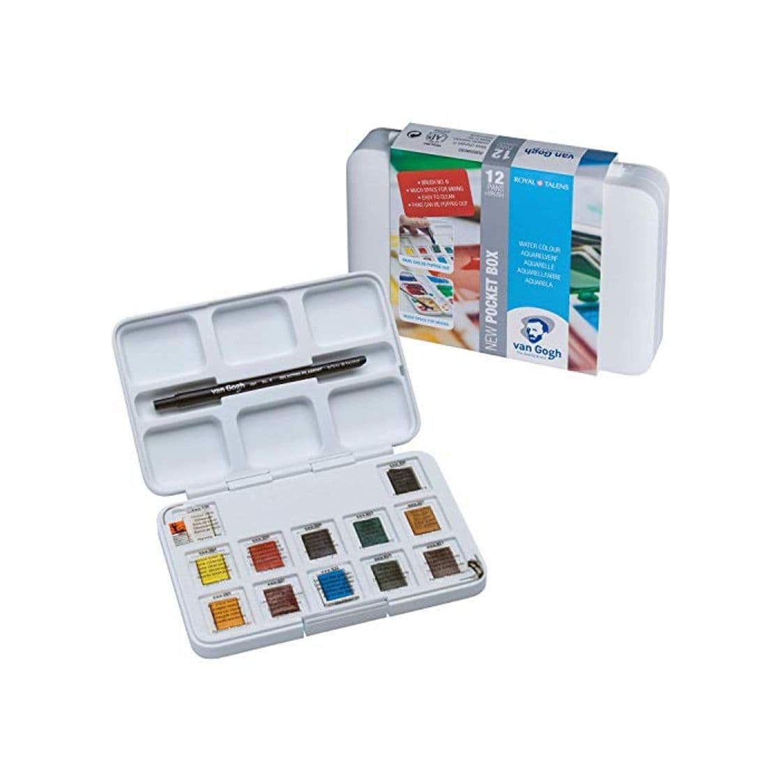 Producto Van Gogh Caja de 12 acuarelas, Multicolor