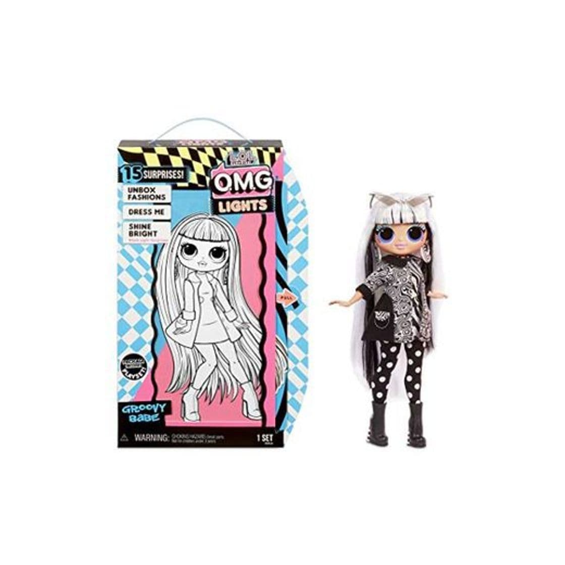 Producto L.O.L. Surprise Groovy Babe O.M.G. Neon Light Doll