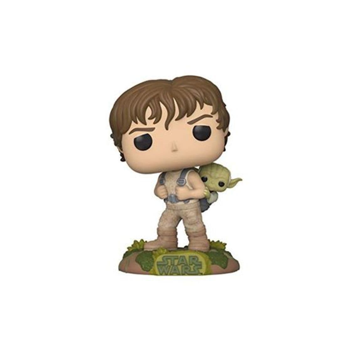 Juego Funko- Pop Vinyl: Star Wars-Training Luke with Yoda Figura Coleccionable, Multicolor