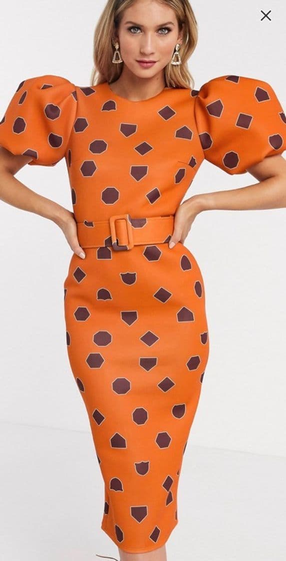 Product Orange dress ASOS 