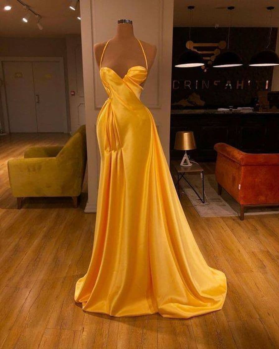 Moda Yellow Prom Dress 💛