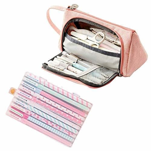 Producto Amycute 11 Set de Papeleria, Estuche de Lapices rosa