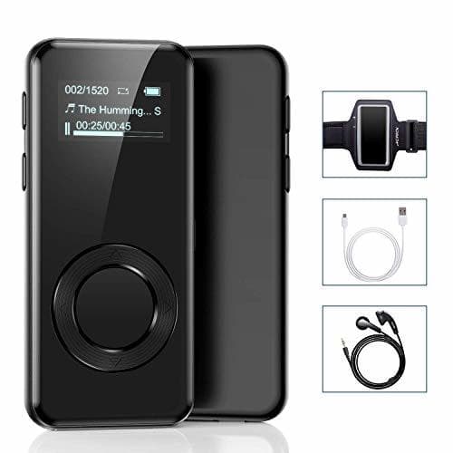 Lugar AGPTEK M29 Metalico Reproductor de MP3 8GB con FM Radio Auriculares y