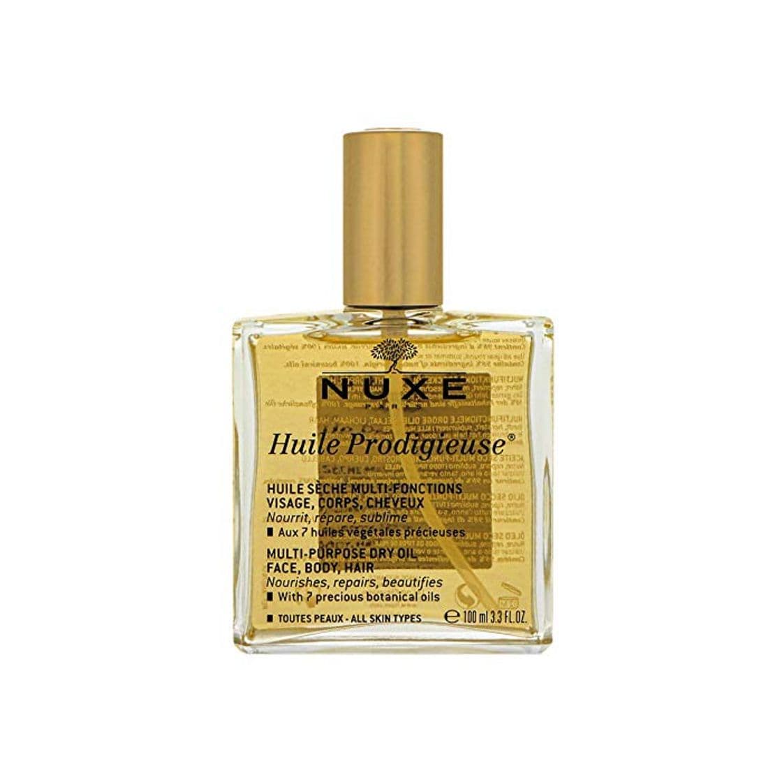 Beauty Nuxe - Aceite Seco Huile Prodigieuse para la piel y el pelo , 100ml