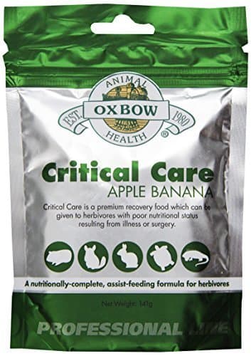 Lugar OXBOW Critical Care Apple Banana Animal Supplement Assist Feeding Formula 141g