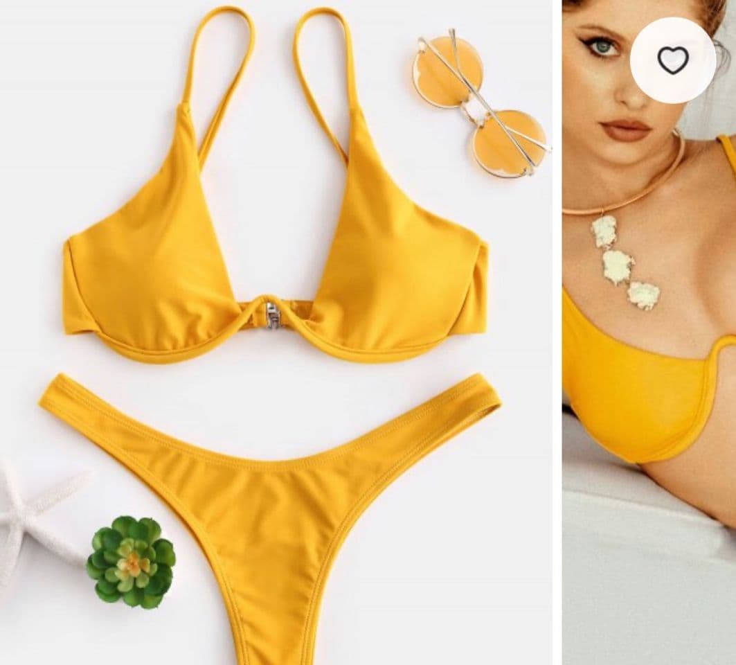 Moda Bikini amarillo 