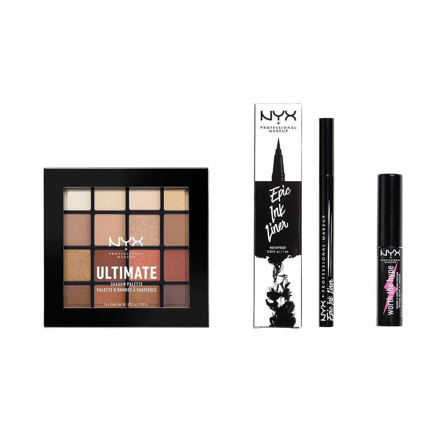 Beauty NYX Professional Makeup - Kit de Maquillaje de Ojos - Incluye Mini