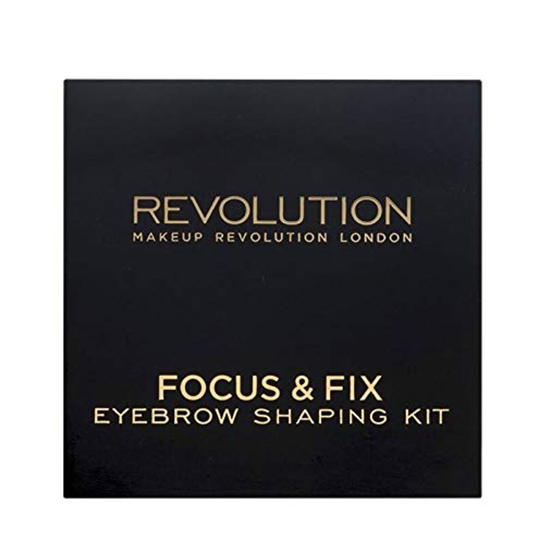 Belleza Makeup Revolution Focus & Fix Eyebrow Shaping Kit Medium-Dark Paleta do stylizacji