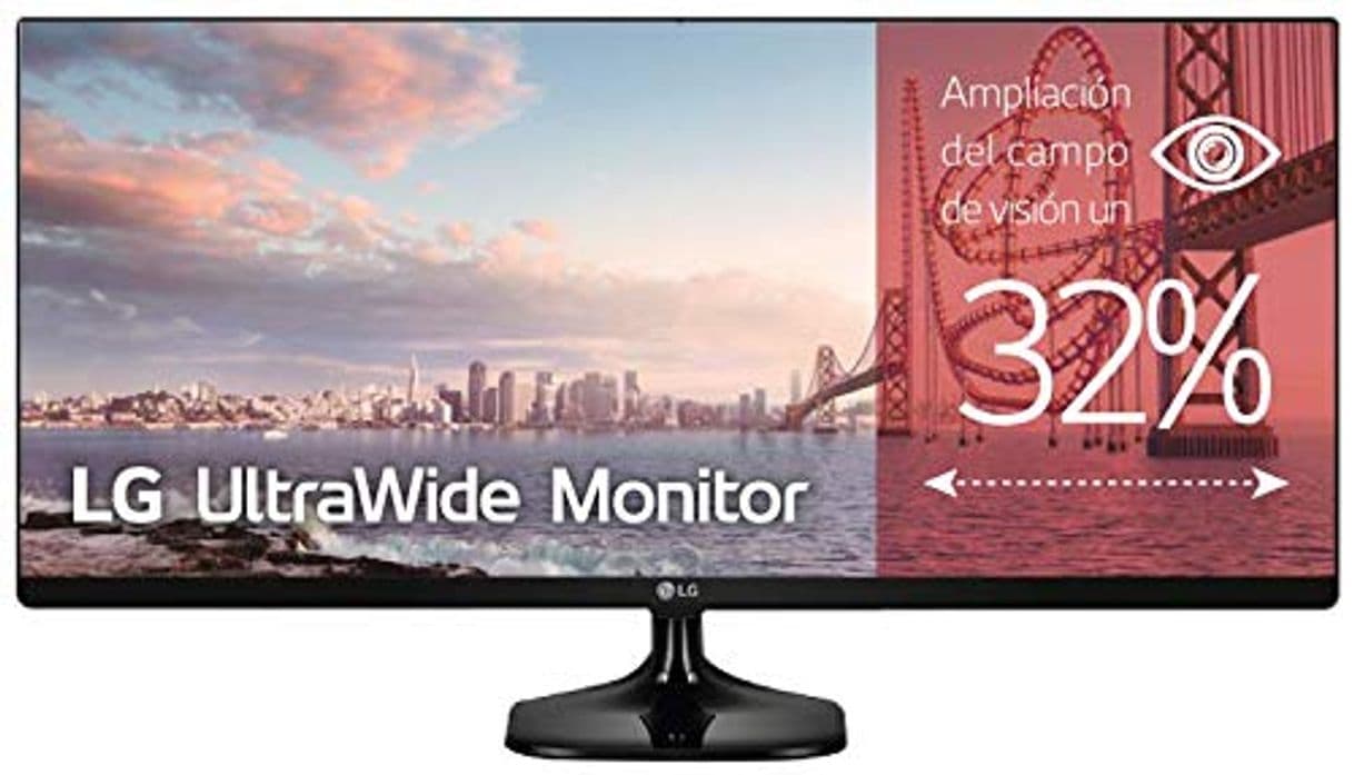 Electrónica LG 25UM58-P  UltraWide - Monitor para PC Desktop  de 64