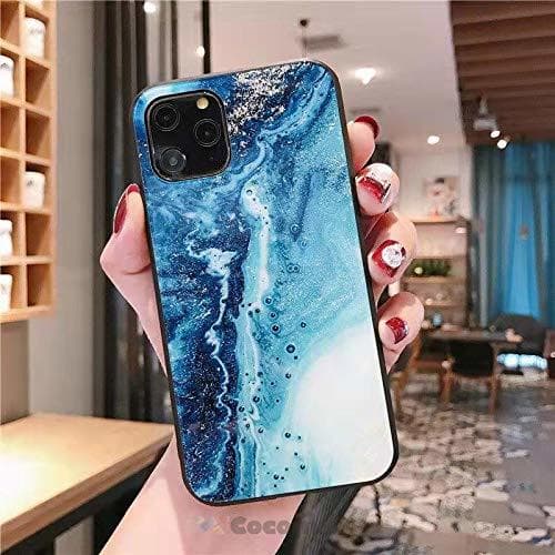 Place Cocomii Fancy Glass Marble Armor iPhone 11 Pro MAX Funda Nuevo [Mármol