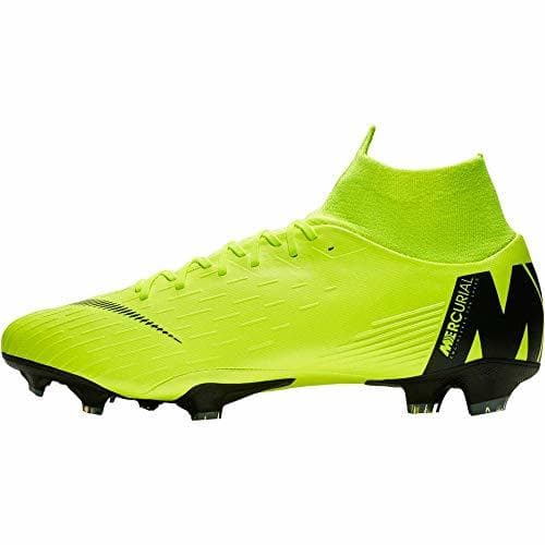 Fashion Nike Mercurial Vapor XII Pro FG, Zapatillas de Fútbol para Hombre, Negro