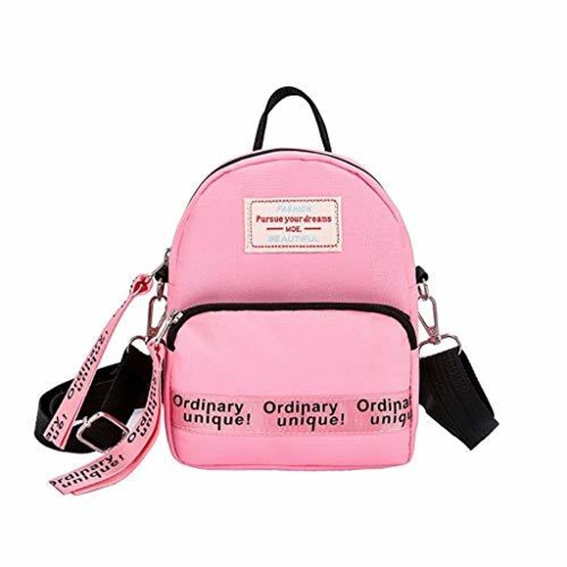 Electrónica ZPDHY Mochila Mujer Moda Bolsos de Hombro de Lona Sencillos Damas Mini